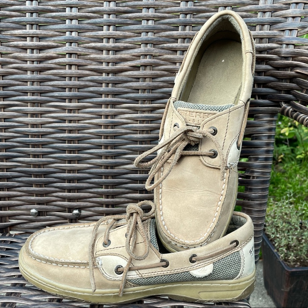Sperry Oatmeal Bluefish sz 5.5